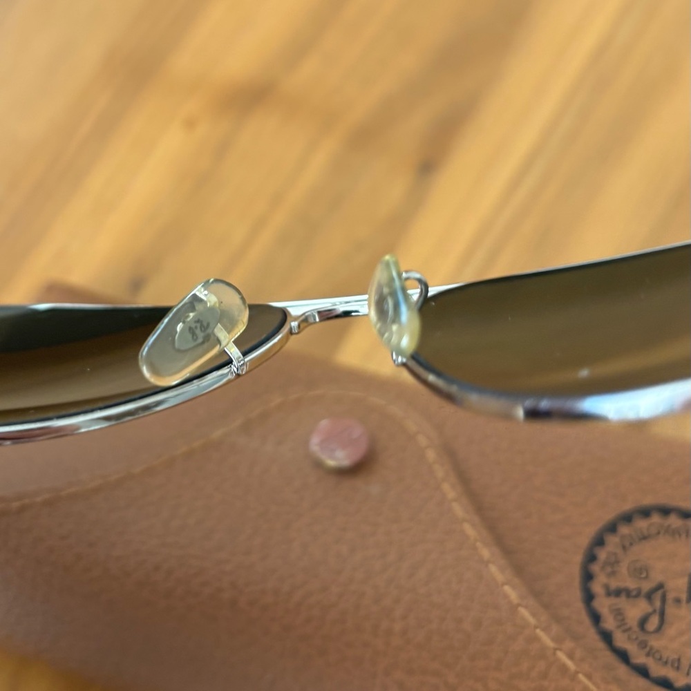 🔥Authentic Ray-Ban Classic Silver Aviator Sunglasses W3275 - Picture 8 of 10